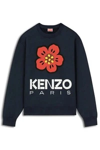 Kenzo Blue BOKE FLOWER Sweatshirt Under RRP! - Picture 1 of 2