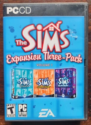 The Sims Expansion Three-Pack Volume 1 Unleashed Superstar House Party + EXTRAS  - Image 1 of 4