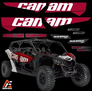 CAN-AM MAVERICK X3 MAX XDS TURBO 4 PUESTOS / UTV / STICKERS / DECALS 2025 - Picture 1 of 5