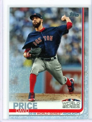 2019 Topps David Price No314 World Series синий No/50 Boston Red Sox - Изображение 1 из 2