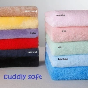 Super Soft Faux Fur Baby Minky Stuffer fabric Newborn Photo Prop size 50x45 - Picture 1 of 14