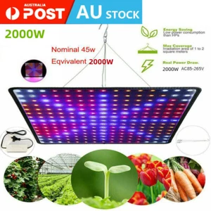 2000W 225 LED Grow Light Hydroponic Growing Lamp Plant Flower Veg Indoor Kits AU - Picture 1 of 10
