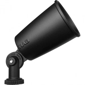 RAB PAR38 Landscape Floodlight Light Fixture, 120V, Black, 4.2" x 2.25" - Picture 1 of 1