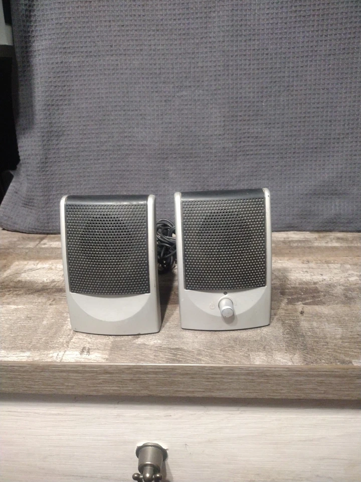 Gateway Computer Speakers Diamond Audio Technology Model EMC 2.0 USB Unitested - Image 1 of 3