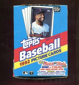 1992 TOPPS MLB BASEBALL SERIES 1 UNOPENED BOX 36 PACKS - Picture 1 of 1