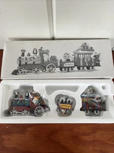 Dept. 56 Heritage Village North Pole Express 1994 3 Pc. Train #56368 New In Box - Picture 1 of 5