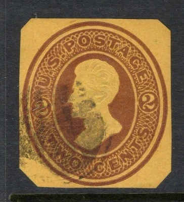 US Scott U80 Used Cut Square - CV 6.50$ - Image 1 of 2