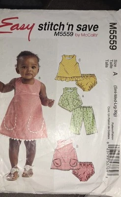 RARE McCALL'S M5559 Sewing Pattern Cut-altogether  S-XL Bloomers Dress Pants - Image 1 of 2