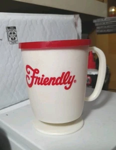 Friendly's Travel Mug mit Deckel "This is my Mug" Whirley Industries USA, Vintage  - Bild 1 von 5