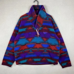 Little Big Horn Shirt Co Aztec Pullover Sweater Men’s  L Fleece USA Wild West - Picture 1 of 7