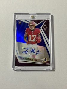 2019 Panini Phoenix Terry McLaurin Blue Auto RC /15 #130 - Picture 1 of 2