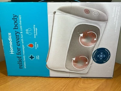 HoMedics шиацу электрический тела массажер горячий + холод терапии - новый - открытая коробка - Изображение 1 из 4