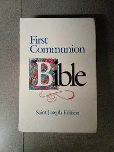 First Communion Bible Saint Joseph Edition w/ Sleeve, New American Bible - Picture 1 of 5