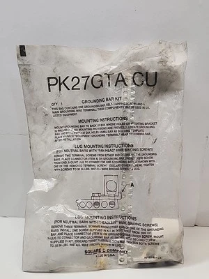 Square D PK27GTA-CU Ground Bar Kit - Image 1 of 2