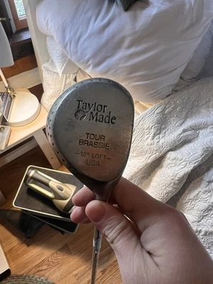 Taylor Made USA Tour Brassie 12° Loft Driver Mens RH Steel Shaft Golf Pride 44" - Image 1 of 3