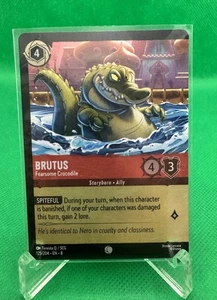 #125 Brutus - Fearsome Crocodile - COLD FOIL 2025 Disney Lorcana Reign of Jafar - Picture 1 of 1