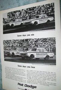 1964 Dodge Ramcharger Polara 330 Mid-Size - Mag Car Ad - "Some days you win.." - Bild 1 von 1