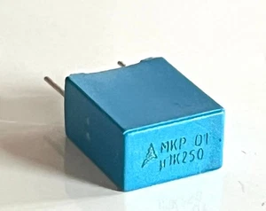 100nF .1uF 250V POLYPROPYLENE FILM MKP RADIAL CAPACITOR EPCOS (x2) fca12.8 - Picture 1 of 2