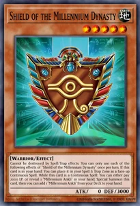Yugioh! Mega Tins 2025 1x PScR Shield of the Millennium Dynasty - Bild 1 von 1
