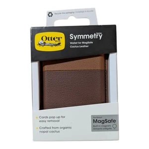 N2. OtterBox Symmetry Series Cactus Leather Wallet with MagSafe - Rich Adobe - Picture 1 of 1