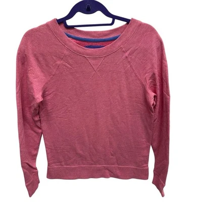 Boden Mujer Jaspeado Rosa Sudadera Cuello Redondo Talla 6 Informal Preppy Foto 1 de 4