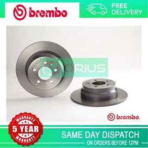 Fits Volvo V70 C70 850 2.0 2.3 2.4 2.5 TDi Brake Discs Rear Brembo - Picture 1 of 4