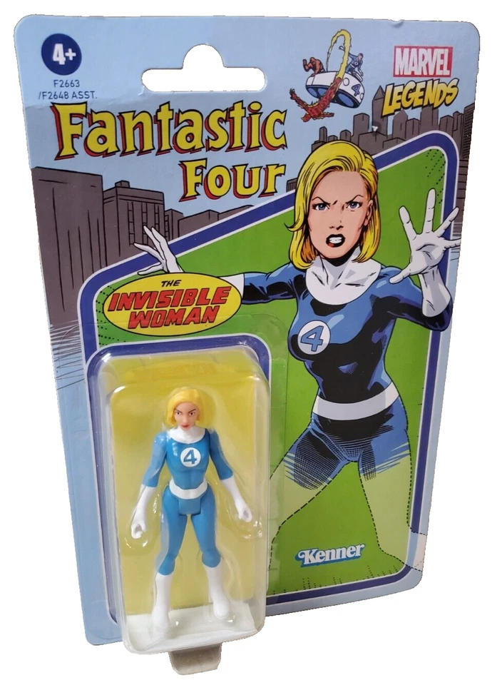 Marvel Hasbro Legends 3.75-inch Retro 375 Collection Invisible Woman Action...