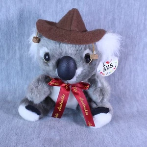 KOALA BEAR I Love Australia Plush TOY 6" Plush Sitting Stuffed Animal With Hat - Picture 1 of 6