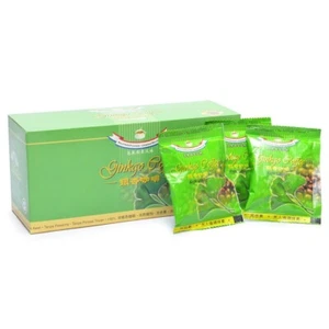 4 Box Bosland Ginkgo Coffee 4-in-1 22g x 15 sachets Express Shipping - Picture 1 of 7