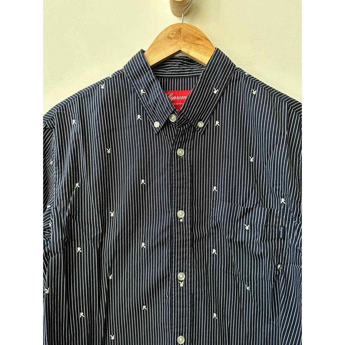 Supreme Navy shirts oxford shirt　サイズS SUPREME Short Sleeve Shirt Loose Fit Oxford S/S Shirt Size: XXL