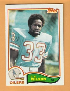 J.C. Wilson Houston Oilers 1982 Topps #107 Pittsburgh Panthers 9D - Imagen 1 de 2