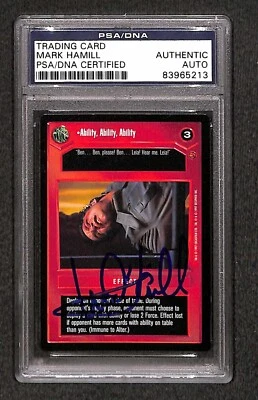 Mark Hamill Decipher CCG/TCG Star Wars Signed Rookie Card Auto (RC) PSA Rare! - Image 1 of 2