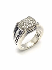 David Yurman Ring 0,50 Karat Diamant und 0,925 Sterlingsilber - Bild 1 von 7