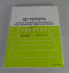 Manual De Taller Toyota Starlet EP 80 / NP 80, Chasis / Carrocería 12/1991 - Imagen 1 de 1