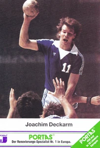 AUTOGRAMM HANDBALL DHB OLYMPISCHE SPIELE MONTREAL 1976 J DECKARM - Picture 1 of 2