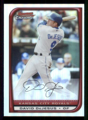 2008 Bowman Chrome Refractors #2 David DeJesus - Image 1 of 2