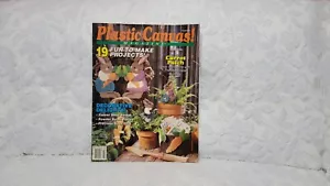 Plastic Canvas Magazine 19 Pattern Projects 1992 Easter Bunny Spring Flower Gift - Picture 1 of 12