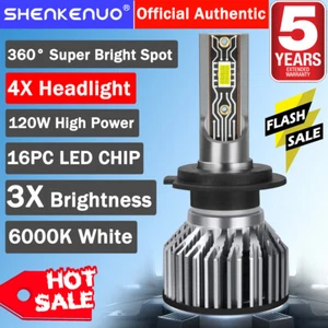 For Mercedes-Benz C250 C300 C350 4pc Combo Headlight High Low Beam LED Bulbs V2T - Bild 1 von 11