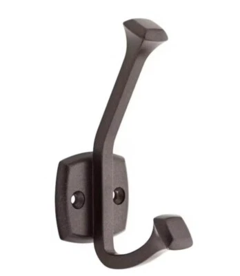 Gancho de pared cuadrado biselado bronce cacao 4-3/8 pulgadas Liberty B31094C-CO-C Quan 3 nuevo Foto 1 de 4