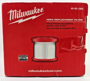 Milwaukee Tool 49-90-1900 Cartridge Filter, Fits Milwaukee 0880-20 Vacuum - Picture 1 of 6