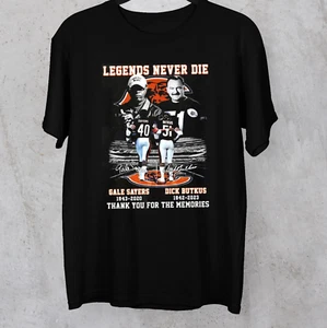 Dick Butkus signed black T-shirt Unisex SHORT SLEEVE All sizes S-5Xl JJ5135 - Picture 1 of 3