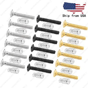 6x Single Coil Pickup Befestigung Senkkopfschrauben & Federn MulitColors - Bild 1 von 9