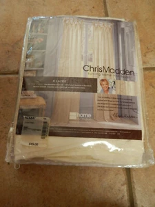 CHRIS MADDEN ELFENBEIN BAUMWOLLE BESTICKT, PERLENSAMEN CLAIRE OBERTEIL, NEU IM KARTON #2 - Bild 1 von 12