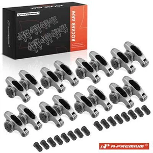 A-Premium 16Pcs 17-4PH Roller Rocker Arms for Ford 302 351C Cleveland 460 1.73 - Picture 1 of 9