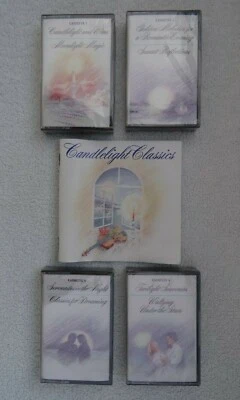 Candlelight Classics Set of 4 Cassette Tapes.New/Sealed. 50 page booklet.MUSICAL - Image 1 of 4
