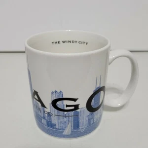 2002 Starbucks Chicago Skyline Series Barista Series One 18oz Coffee Mug - Picture 1 of 8