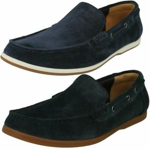 clark suede loafers