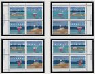 CANADA PLATE BLOCKS 1063-1066MNH 34c CANADIAN LIGHTHOUSES 2, A-PL, GT2, R PAPER