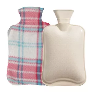 2L Winter Rubber Hot Water Bottle With Cute Cover Hand Feet Warmer Water Bag - Picture 1 of 11
