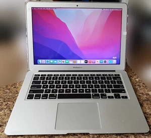 MacBook Air 2017 13" A1466 Intel Core i5-5350U 1.8ghz 128GB 8GB Monterey OS - Picture 1 of 11